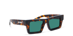 OFF WHITE Unisex Square Sunglasses in Havana – Product Photo 2
