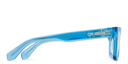 Shop OFF WHITE Unisex Square Eyeglasses in Blue online.