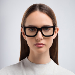 تسوق نظارات طبية مربعة للجنسين أوف وايت بلون أسود أونلاين.