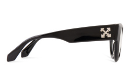 نظارات طبية دائرية للجنسين من أوف وايت بلون أسود - صورة المنتج 3