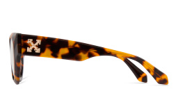 Shop OFF WHITE Unisex Round Eyeglasses in Havana online.