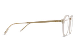 Shop MYKITA Saga Unisex Round Eyeglasses in Gold online.
