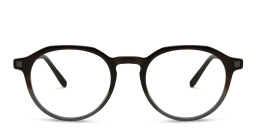 MYKITA Unisex Saga Round Eyeglasses in Brown – Product Photo 1