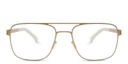 Fargo Unisex Aviator Eyeglasses من ميكيتا بلون ذهبي - صورة المنتج 1