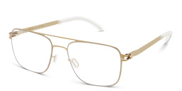 Shop MYKITA Fargo Unisex Aviator Eyeglasses in Gold online.