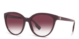 Shop BURBERRY Cat Eye Sunglasses in Bordeaux online.