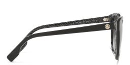 Shop BURBERRY Cat Eye Sunglasses in Black online.