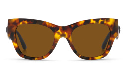 VERSACE Cat-Eye Sunglasses in Havana – Product Photo 1