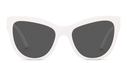 نظارات شمسية كات آي من فيرزاتشي بلون أبيض - صورة المنتج 1