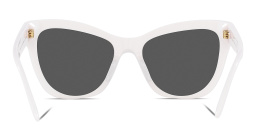 VERSACE Cat-Eye Sunglasses in White – Product Photo 4