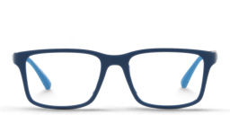 Emporio Armani Kids Rectangle Eyeglasses in Blue – Product Photo 1