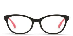 Shop Emporio Armani Kids Cat-Eye Eyeglasses in Black online.
