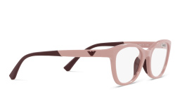 Shop Emporio Armani Kids Cat-Eye Eyeglasses in Pink online.