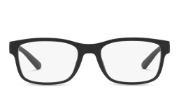 تسوق نظارات طبية مستطيلة واسعة امبوريو أرماني بلون أسود مطفي أونلاين.