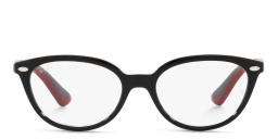 Ray-Ban Junior Cat Eye Eyeglasses in Black – Product Photo 1