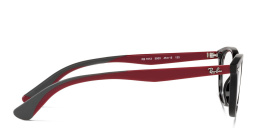 Ray-Ban Junior Cat Eye Eyeglasses in Black – Product Photo 3