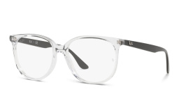 Ray-Ban Square Eyeglasses in Transparent – Product Photo 2