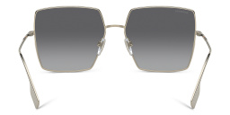 Shop BURBERRY Oversized Square Sunglasses in Light Gold online.