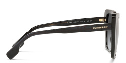 Shop BURBERRY Cat-Eye Sunglasses in Shiny Black online.