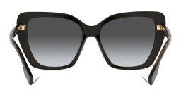 Shop BURBERRY Cat-Eye Sunglasses in Shiny Black online.