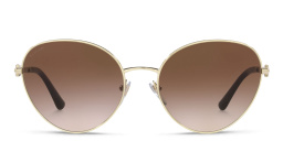 BVLGARI Cat Eye Sunglasses in Pale Gold – Product Photo 1