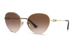 BVLGARI Cat Eye Sunglasses in Pale Gold – Product Photo 2