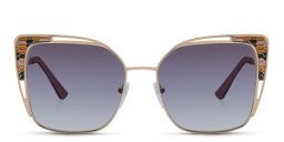 BVLGARI MAGRABi Exclusive Cat Eye Sunglasses in Pink Gold – Product Photo 1