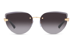 BVLGARI Rimless Cat Eye Sunglasses in Pink Gold – Product Photo 1