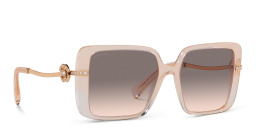 BVLGARI Oversized Square Sunglasses in Rose Gold – Product Photo 1