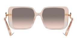 BVLGARI Oversized Square Sunglasses in Rose Gold – Product Photo 4