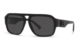 Dolce & Gabbana Pilot Sunglasses in Black – Product Photo 2
