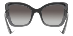 Shop Dolce & Gabbana Cat Eye Sunglasses in Black online.