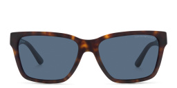 Emporio Armani Rectangle Sunglasses in Matte Havana – Product Photo 1