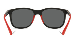 Emporio Armani Kids Square Sunglasses in Matte Black – Product Photo 4