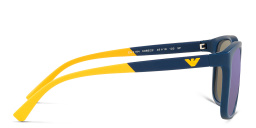 Emporio Armani Kids Pillow Sunglasses in Matte Blue – Product Photo 3