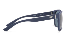 Emporio Armani Pillow Sunglasses in Matte Blue – Product Photo 3