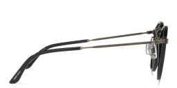 GIORGIO ARMANI Round Sunglasses in Black – Product Photo 3