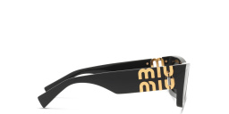 MIU MIU Rectangle Sunglasses in Black – Product Photo 3