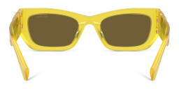 MIU MIU Rectangle Sunglasses in Yellow – Product Photo 4