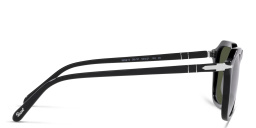 Shop PERSOL Unisex Square Sunglasses in Black online.