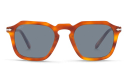 Shop PERSOL Arrow Unisex Square Sunglasses in Terra Di Siena online.