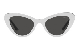 PRADA Cat Eye Sunglasses in White – Product Photo 1