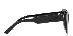 Shop PRADA Cat Eye Sunglasses in Black online.
