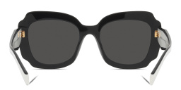 PRADA Irregular Sunglasses in Black & White – Product Photo 4