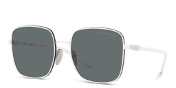 PRADA Oversized Square Sunglasses in White – Product Photo 2