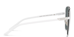 PRADA Oversized Square Sunglasses in White – Product Photo 3