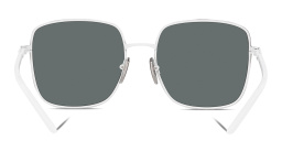 PRADA Oversized Square Sunglasses in White – Product Photo 4