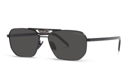 PRADA Rectangle Sunglasses in Black – Product Photo 2