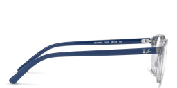 Shop Ray-Ban Junior Kids Square Eyeglasses in Blue online.