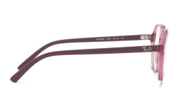 Shop Ray-Ban Junior Thalia Kids Irregular Eyeglasses in Transparent Pink online.